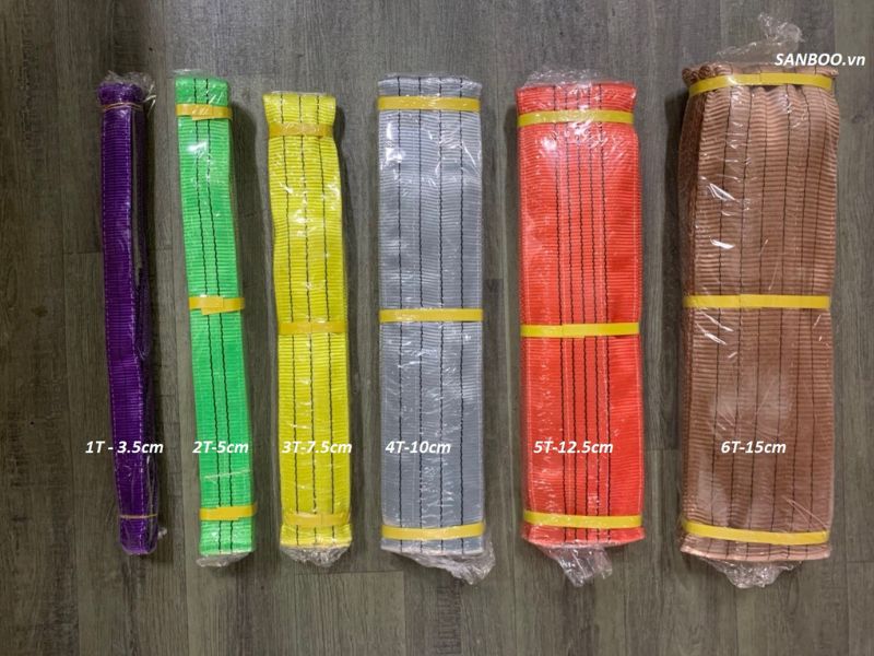 Tìm hiểu bảng giá dây cáp vải bẹ cẩu hàng tại Webbing