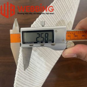 Alternative view of Dây đai Polyester 10cm – màu trắng – 10T