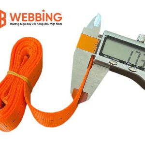 Dây đai Polyester 2.5cm - Cam - 0.8T - Bóng