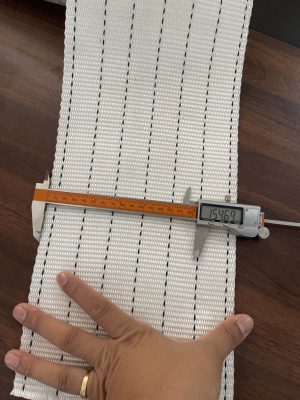 Dây đai Polyester: 20 cm (5:1) - màu trắng