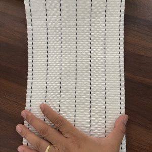 Dây đai Polyester: 20 cm (6:1) - màu trắng