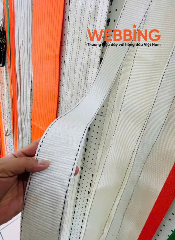 test lực kéo thực tế của dây đai Polyester