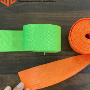 Alternative view of Dây đai Polyester 4.2cm – Vàng chanh hai vạch – 2T