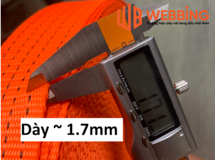 Dây đai Polyester 5cm – cam – 3T Dây đai Polyester 5cm – cam – 3T