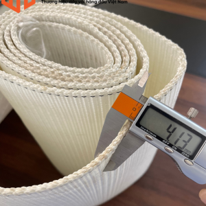 Dây đai Polyester 25 cm (6:1) màu trắng