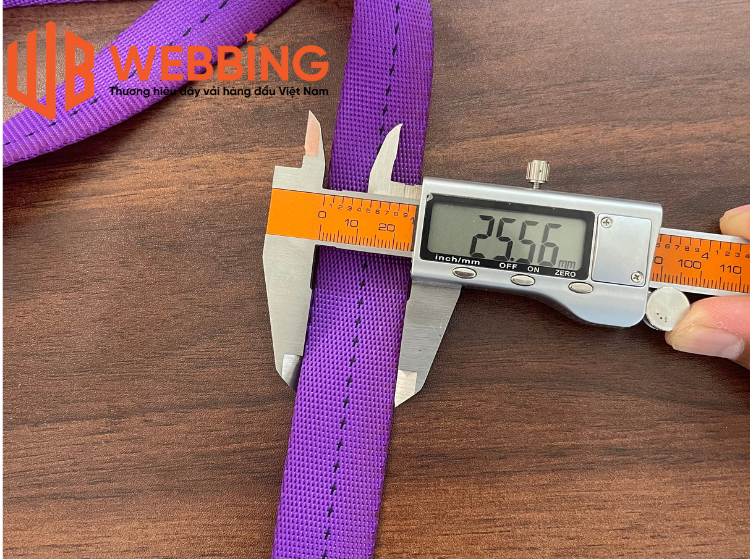Dây đai Polyester 2.5cm – Tím –0.8T Dây đai Polyester 2.5cm – Tím –0.8T