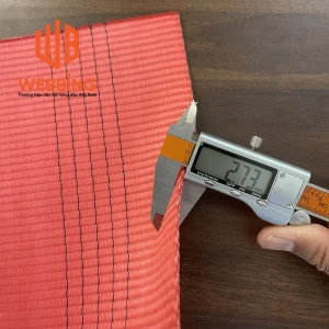 Dây đai Polyester: 12.5 cm màu đỏ