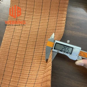 Dây đai Polyester: 15 cm (5:1) - màu nâu