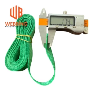 Dây đai Polyester 2.5cm – Xanh – 0.8T – Bóng