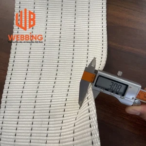 Dây đai Polyester: 20 cm (5:1) - màu trắng