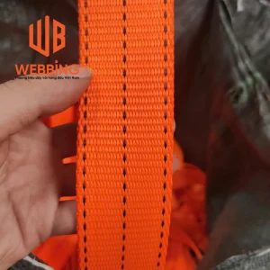 Dây đai Polyester 5cm – cam – 5T