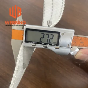 Dây đai Polyester 5cm – trắng – 5T