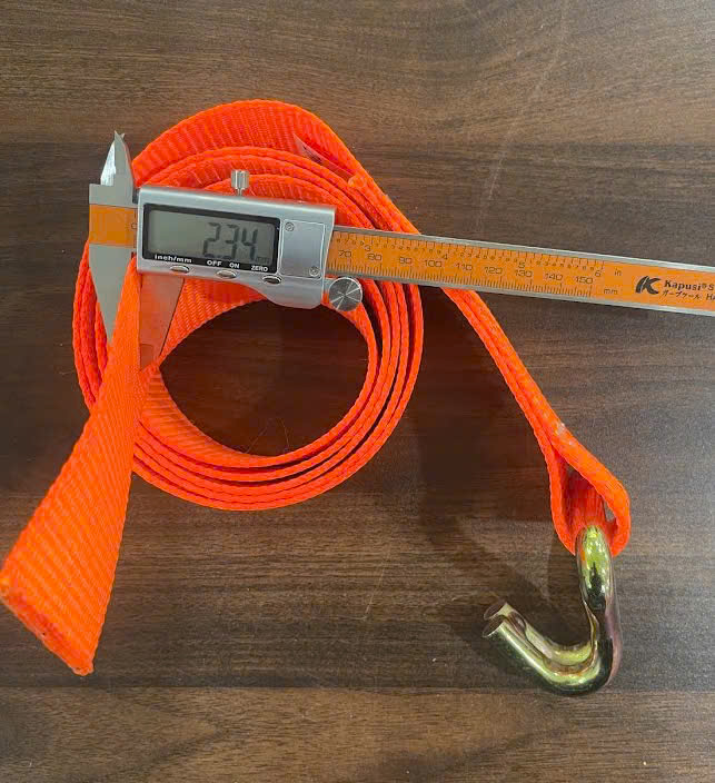 dây đai polyester 5 tấn Dây đai Polyester 5cm – cam – 5T