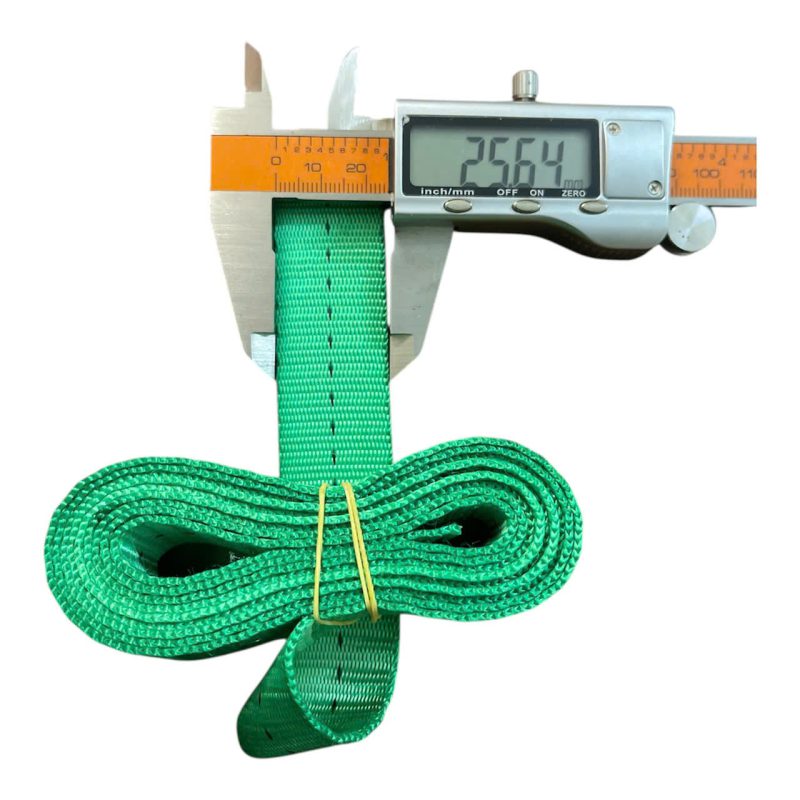 Dây đai Polyester 2.5cm – Xanh – 0.8T - Bóng